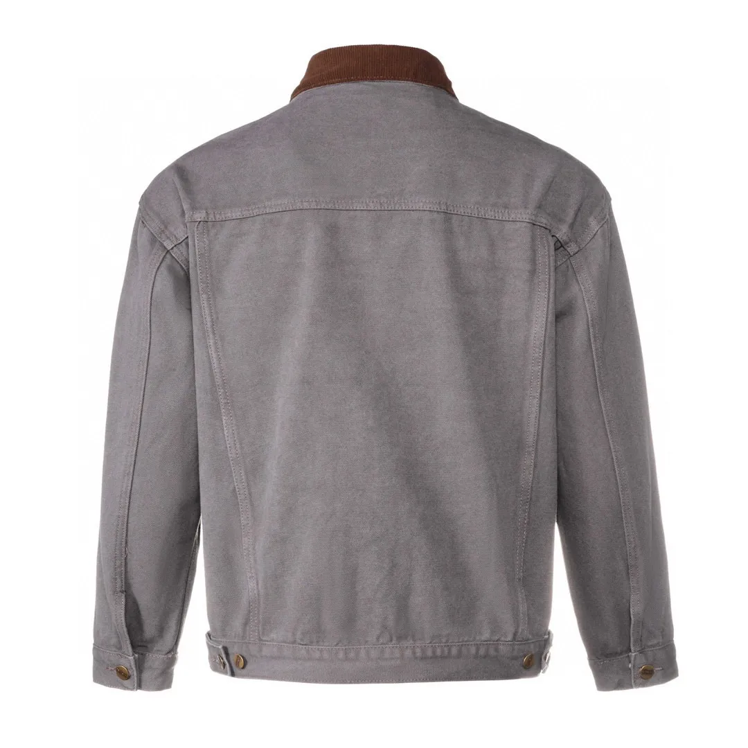 170 Carhartt WIP & Carhartt Retro heavy-duty washed Detroit multi-pocket Japanese jacket denim jacket. Ready-to-wear washed and distressed. If you know how to do it, you have already started! The upper body is very handsome, more fashionable than the regular color. Respect the original Detroit jacket style and make better adjustments! The overall appearance of the clothes is washed with a slight distressed effect. After washing, the canvas is soft and not as hard as the main line! The classic accordion sleeve design on the back is convenient for daily activities! Style number: # Color: Gray Black Size: 46 48 50 52